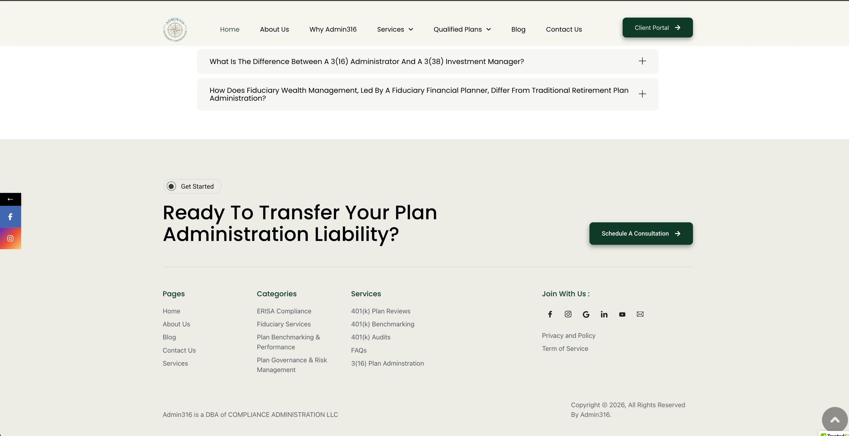 Compliance Adminitration LLC project preview