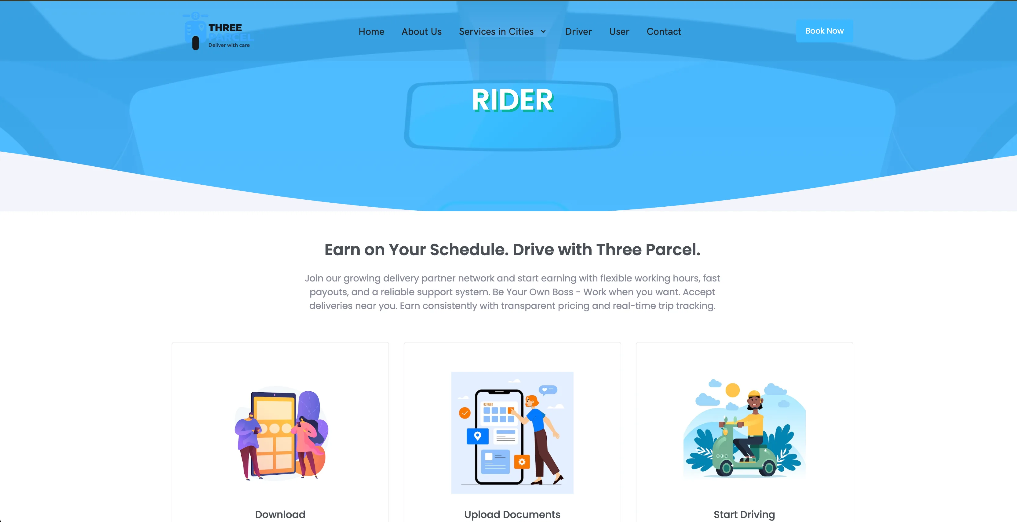 Parcel project preview