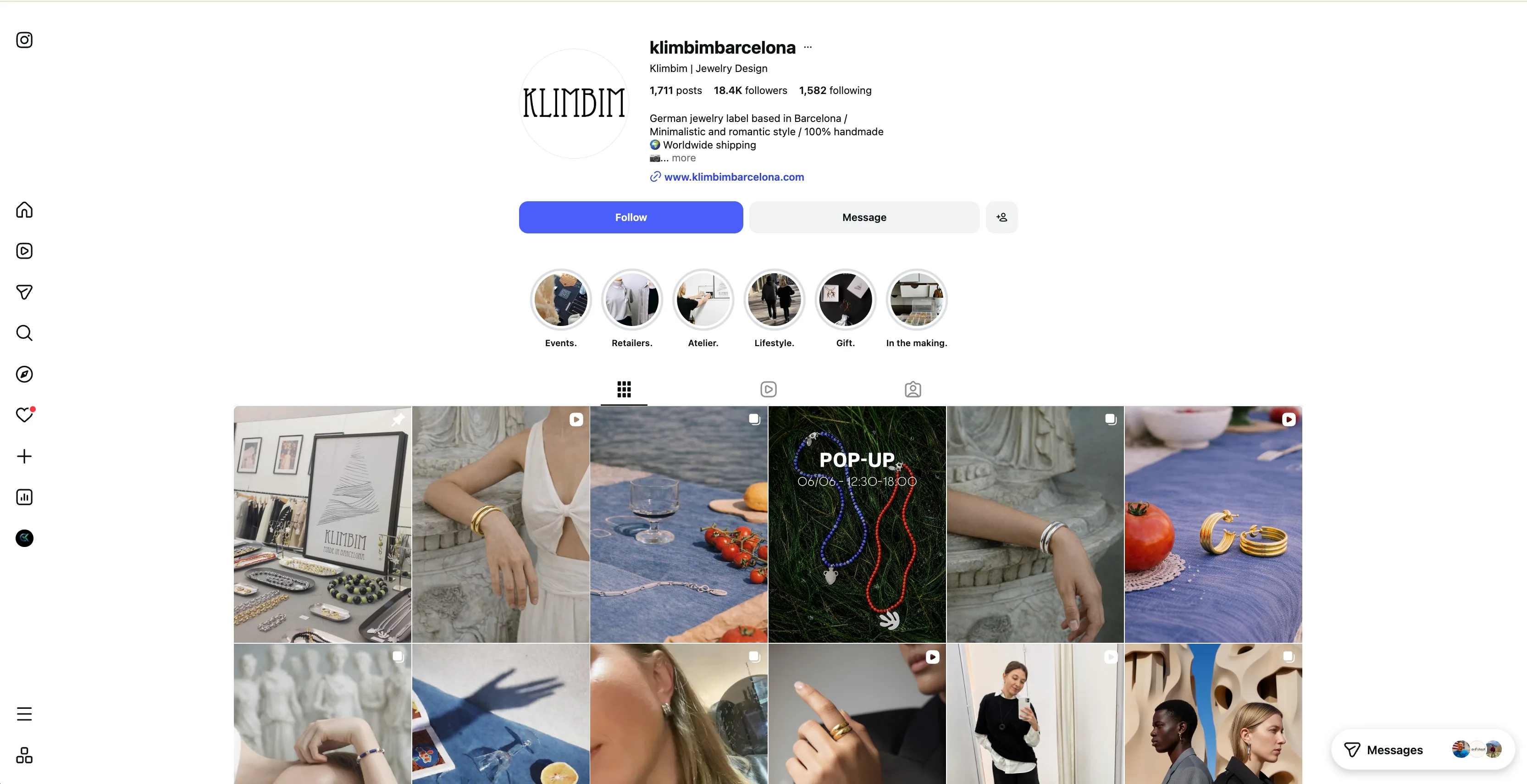 Klimbim project preview